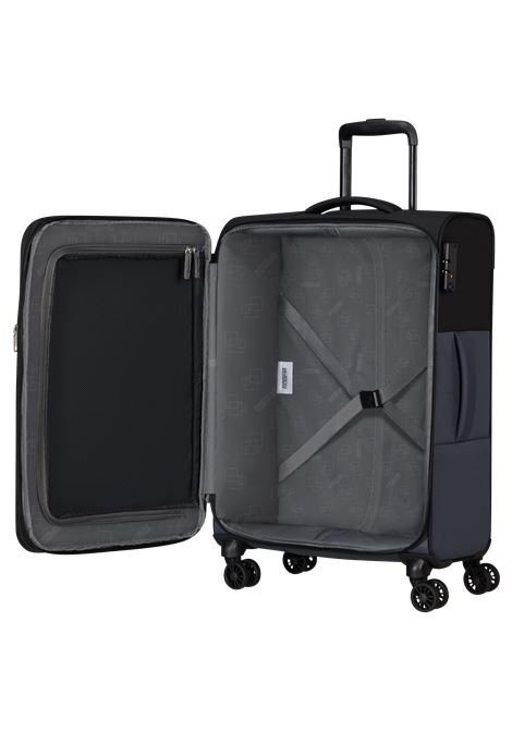 Daring Dash 66.5cm Valigia da stiva M AMERICAN TOURISTER | DARING DASH M 66/29BLACK GREY